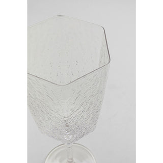 White Wine Glass Cascata Clear - DEKOR