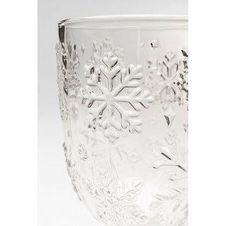Wine Glass Ice Flowers Clear KARE MIAMI