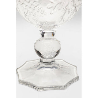 Wine Glass Ice Flowers Clear KARE MIAMI