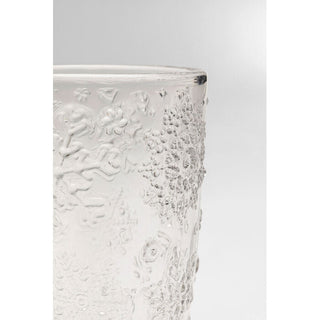 Water Glass Ice Flowers Clear KARE MIAMI