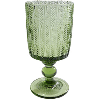 Wine Glass Fogli Green - DEKOR