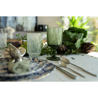 Wine Glass Fogli Green - DEKOR