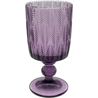 Wine Glass Fogli Purple - DEKOR