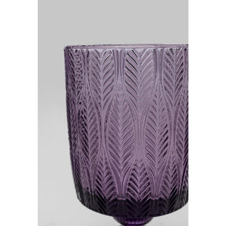Wine Glass Fogli Purple - DEKOR
