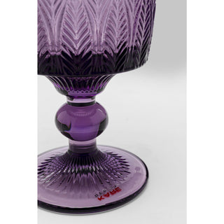 Wine Glass Fogli Purple - DEKOR