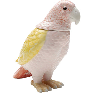 Deco Jar Exotic Bird Giallo 23cm - DEKOR