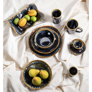 Plate Lio Dark Blue Ø20cm - DEKOR