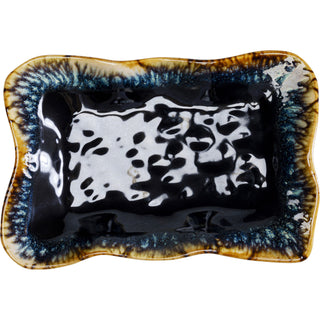 Serving Plate Lio Dark Blue 17x26cm - DEKOR