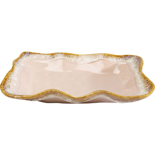 Serving Plate Nala Rosa 17x26cm KARE MIAMI