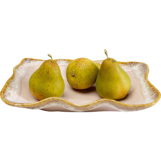 Serving Plate Nala Rosa 17x26cm KARE MIAMI