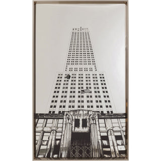 Framed Picture Empire State Mirror 77x130cm - DEKOR