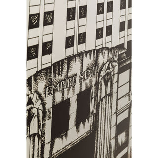 Framed Picture Empire State Mirror 77x130cm - DEKOR