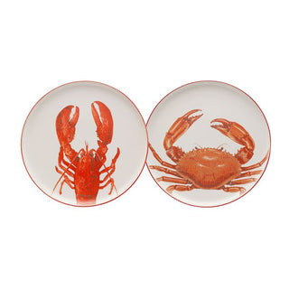 Plate Crabes Red Ø27cm Assorted KARE MIAMI