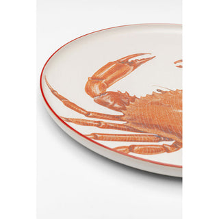 Plate Crabes Red Ø27cm Assorted KARE MIAMI