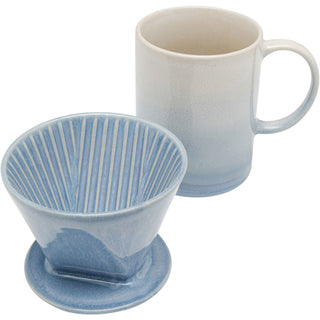 Mug + Coffee Filter Pick Up Blue (2/part) - DEKOR