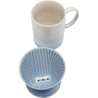 Mug + Coffee Filter Pick Up Blue (2/part) - DEKOR