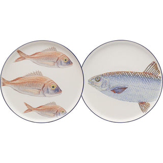 Plate Poisson Blue Ø27cm Assorted KARE MIAMI