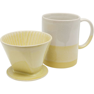 Mug + Coffee Filter Pick Up Yellow (2/part) - DEKOR