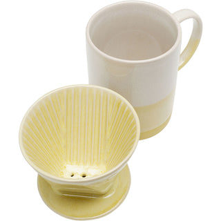 Mug + Coffee Filter Pick Up Yellow (2/part) - DEKOR