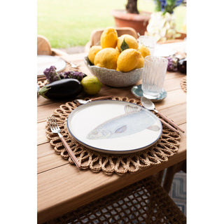 Plate Poisson Blue Ø27cm Assorted KARE MIAMI