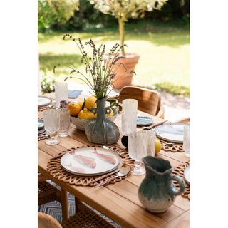 Plate Poisson Blue Ø27cm Assorted KARE MIAMI