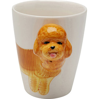 Mug Funny Animal Poodle 11cm KARE MIAMI