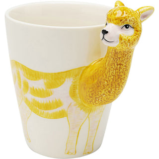 Mug Funny Animal Alpaca 12cm KARE MIAMI