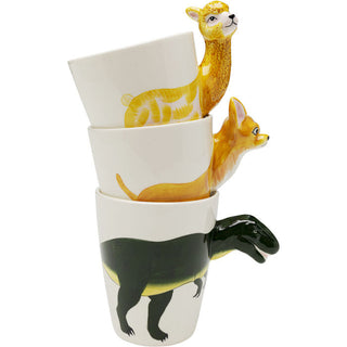 Mug Funny Animal Alpaca 12cm KARE MIAMI