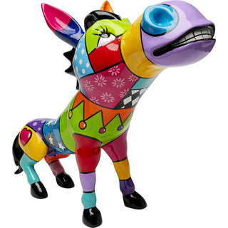 Deco Figurine Donkey Patchwork 54cm - DEKOR