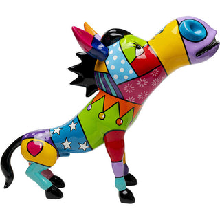 Deco Figurine Donkey Patchwork 54cm - DEKOR