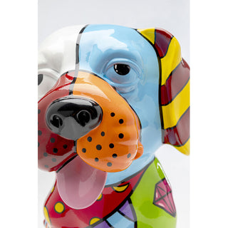 Deco Figurine Dog Patchwork 35cm KARE MIAMI
