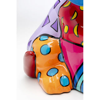 Deco Figurine Dog Patchwork 35cm KARE MIAMI