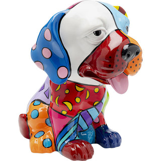 Deco Figurine Dog Patchwork 35cm KARE MIAMI