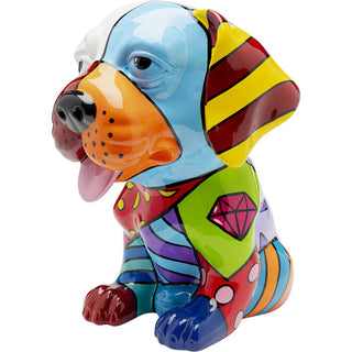 Deco Figurine Dog Patchwork 35cm KARE MIAMI
