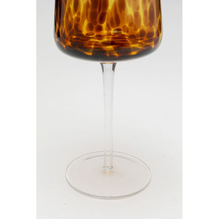 Wine glass Caramel KARE MIAMI