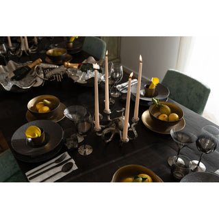 Plate Cosmos Black Ø27cm KARE MIAMI