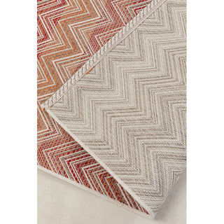 Outdoor Carpet Zigzag Red 230x330cm KARE MIAMI