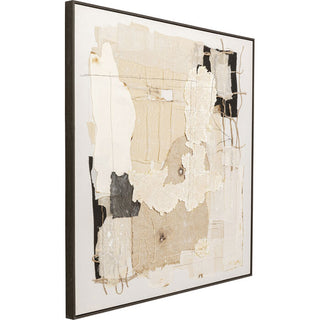 Framed Picture Arty Collage 120x120cm - DEKOR