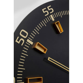 Wall Clock Milk Bar Black Ø60cm - DEKOR