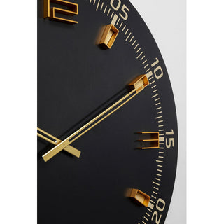 Wall Clock Milk Bar Black Ø60cm - DEKOR