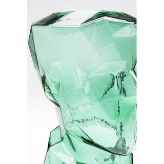 Vase Prisma Face Green 30cm - DEKOR