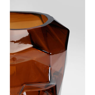 Vase Prisma Face Brown 30cm - DEKOR