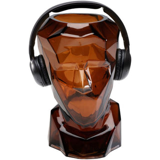 Vase Prisma Face Brown 30cm - DEKOR