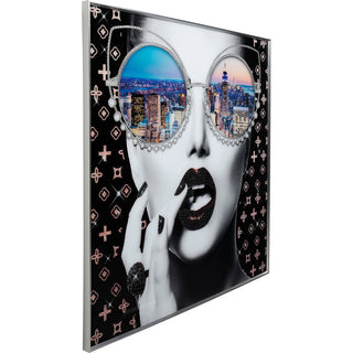 Framed Picture NY View 120x120cm KARE MIAMI