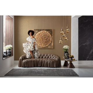 Wall Object Mikado Gold 120x120cm KARE MIAMI