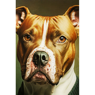 Glass Picture Dog Family 110x90cm KARE MIAMI