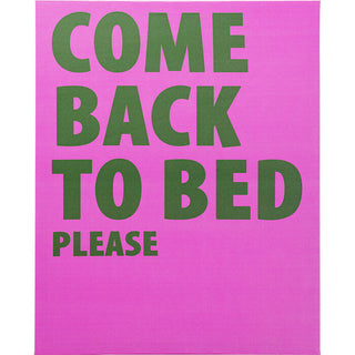 Canvas Picture Come Back To Bed 40x50cm KARE MIAMI