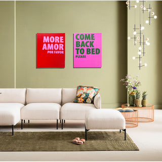 Canvas Picture Come Back To Bed 40x50cm KARE MIAMI