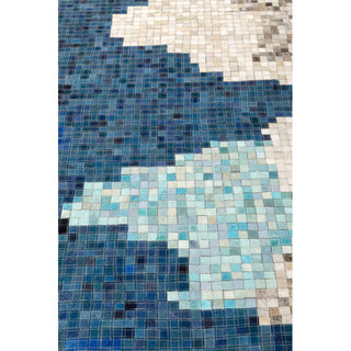 Carpet Stream Blue 170x240cm KARE MIAMI