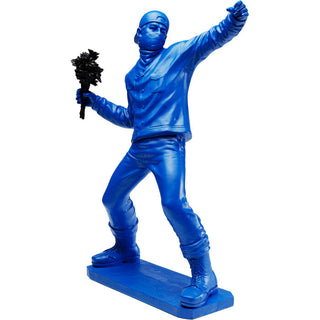 Deco Figurine Street Art Bouquet Blue 67cm - DEKOR